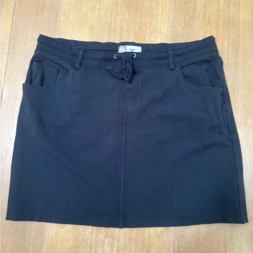 Alpine Black Mini Skirt